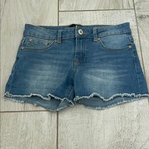 7 For All Mankind Blue Kids Denim Shorts